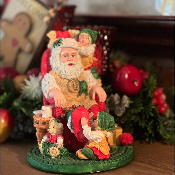 Rare Vintage 1980’s Santa Clause Heavy Christmas Sculpture - Picture 2 of 7